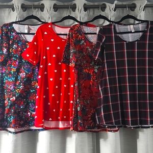 LuLaRoe Bundle 4 Perfect T S XS